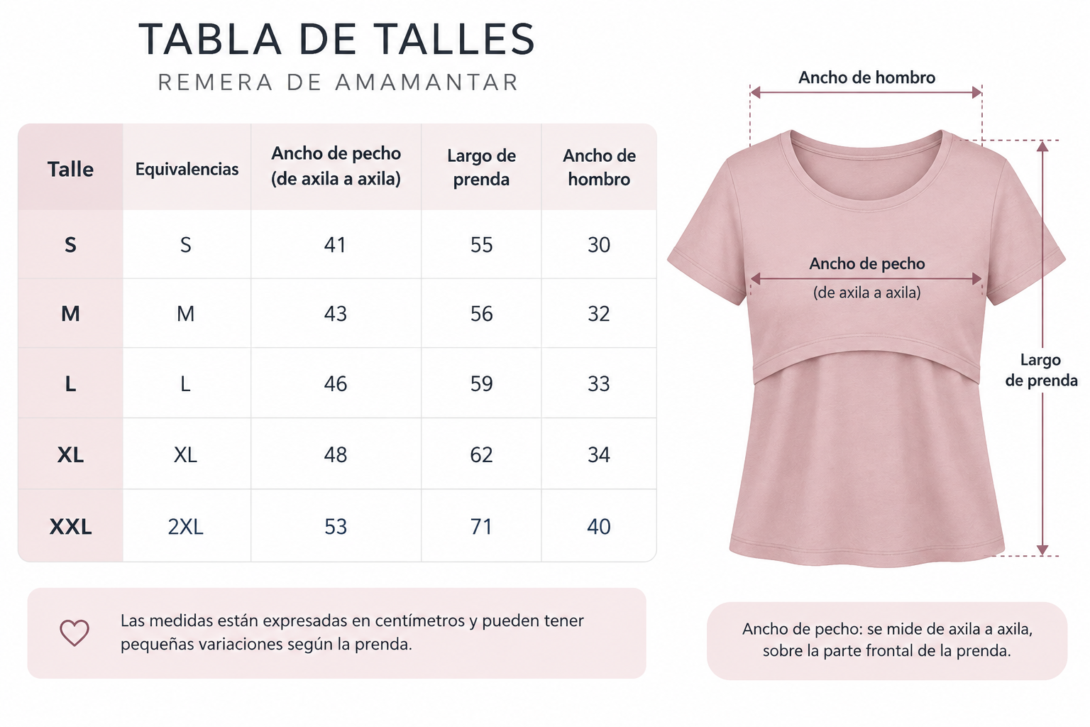 REMERA PARA AMAMANTAR MANGAS CORTAS - Imagen 2